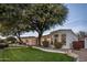 Stunning curb appeal with a beautifully landscaped yard and elegant home at 3038 E Waterman Way, Gilbert, AZ 85297