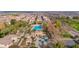 Aerial view of community amenities and homes at 3667 E Angstead Ct, Gilbert, AZ 85296