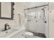 Modern bathroom with subway tile shower, sleek vanity, and stylish fixtures at 4024 E Hermosa Vista Dr, Mesa, AZ 85215