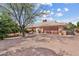 Charming home featuring a brick driveway, well-maintained landscaping, and a two-car garage at 4024 E Hermosa Vista Dr, Mesa, AZ 85215