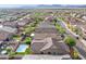 Aerial view of the neighborhood and surrounding mountain landscape at 4125 W Bradshaw Creek Ln, New River, AZ 85087