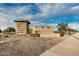 Warner Meadow community entrance with a rustic and modern design at 4134 E Pinto Dr, Gilbert, AZ 85296