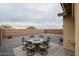 Relaxing backyard with patio furniture and gravel landscaping at 4524 S 127Th Ln, Avondale, AZ 85323