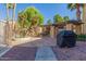 Outdoor patio with BBQ grill and seating area at 4950 N Miller Rd # 347, Scottsdale, AZ 85251