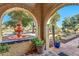 Charming courtyard with fountain and desert landscaping at 4979 E Calle De Los Arboles --, Cave Creek, AZ 85331