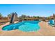 Relaxing kidney-shaped pool with slide at 4979 E Calle De Los Arboles --, Cave Creek, AZ 85331