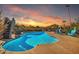 Inviting swimming pool with a waterslide in a desert setting at 4979 E Calle De Los Arboles --, Cave Creek, AZ 85331