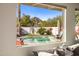 Stunning pool and mountain views from inside at 5660 N 73Rd St, Scottsdale, AZ 85250