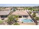 Single story home with private pool and backyard at 6616 S Bridal Vail Dr, Gilbert, AZ 85298