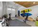 Bright garage with kayaks, bikes, and storage at 7483 S Loback Ct, Queen Creek, AZ 85142