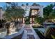 Elegant courtyard with fountain and patio furniture, adjacent to the home at 7500 E Mccormick Pkwy # 63, Scottsdale, AZ 85258