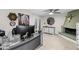 Modern home office with a large desk and stylish decor at 7756 E San Miguel Ave, Scottsdale, AZ 85250