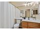 Clean bathroom with updated vanity and shower/tub combo at 8429 W Salter Dr, Peoria, AZ 85382