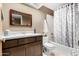 Bathroom features vanity, toilet, and bathtub at 9543 E Palomino Pl, Sun Lakes, AZ 85248