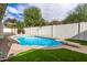 Private backyard with refreshing pool at 15425 N 63Rd St, Scottsdale, AZ 85254