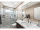 Bathroom with walk-in shower and vanity at 1855 Leisure World --, Mesa, AZ 85206