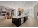 Island kitchen with marble countertops and modern cabinetry at 20177 E Via De Arboles --, Queen Creek, AZ 85142