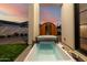 Plunge pool and sauna nestled in a tranquil backyard at 20177 E Via De Arboles --, Queen Creek, AZ 85142