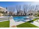 Spacious pool and spa with surrounding lounge chairs and landscaping at 20177 E Via De Arboles --, Queen Creek, AZ 85142
