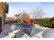 Inviting pool and spa with a water feature at 2670 E Wisteria Dr, Chandler, AZ 85286