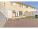 Backyard with storage shed and patio at 3605 W Bethany Home Rd # 10, Phoenix, AZ 85019