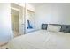 Bedroom with double bed and access to hallway and closet at 3605 W Bethany Home Rd # 10, Phoenix, AZ 85019