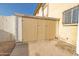 Tan colored storage shed in backyard at 3605 W Bethany Home Rd # 10, Phoenix, AZ 85019