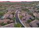 Aerial perspective showcasing a residential neighborhood with upscale homes at 3773 E Donald Dr, Phoenix, AZ 85050