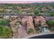 Aerial view of a luxurious home nestled in a quiet neighborhood at 3773 E Donald Dr, Phoenix, AZ 85050
