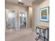 Upstairs hallway with views into bedrooms and bathroom at 3773 E Donald Dr, Phoenix, AZ 85050