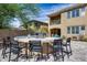 Large circular bar with seating for eight at 3773 E Donald Dr, Phoenix, AZ 85050