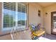 Relaxing patio area with ornate chairs at 3773 E Donald Dr, Phoenix, AZ 85050