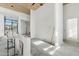 Modern kitchen with an island and under-construction features at 7034 E Paradise Dr, Scottsdale, AZ 85254