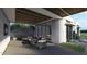 Relaxing patio with seating area and fire pit at 7034 E Paradise Dr, Scottsdale, AZ 85254