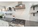 Modern kitchen with white subway tile and stainless steel appliances at 1001 N Burk St, Gilbert, AZ 85234