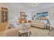 Living room with couches, decorative items, and a fireplace at 13635 N 111Th Ave, Sun City, AZ 85351