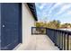 Private deck with dark-colored railing at 1506 E Topeka Dr, Phoenix, AZ 85024