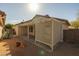 Covered patio with additional privacy screen at 15513 W Coral Pointe Dr, Surprise, AZ 85374