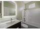 Clean bathroom with a bathtub, shower, and updated vanity at 15513 W Coral Pointe Dr, Surprise, AZ 85374