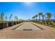 Bocce ball court with landscaping and mountain view at 17183 W San Marcos St, Surprise, AZ 85388