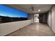 Covered patio with tile flooring and ceiling fan at 18258 N 15Th Pl, Phoenix, AZ 85022