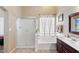 Bathroom with shower/tub combo and updated vanity at 21918 N 66Th Ln, Glendale, AZ 85310