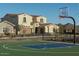 Two story home with architectural details, basketball court, and mountain views at 2224 W Chisum Trl, Phoenix, AZ 85085