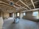 Unfinished interior room with exposed framing and insulation at 2224 W Chisum Trl, Phoenix, AZ 85085