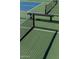 Close-up view of a pickleball court and net at 2224 W Chisum Trl, Phoenix, AZ 85085