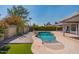 Relaxing backyard oasis with a sparkling pool at 249 E Grandview St, Mesa, AZ 85201