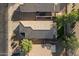 Aerial view of a single-story house with tile roof at 2726 S Keene --, Mesa, AZ 85209