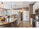 Elegant kitchen boasting granite countertops and white cabinetry at 2769 E Cedar Pl, Chandler, AZ 85249