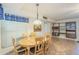 Charming dining room with wood table and built-in shelving at 2911 W Lamar Rd, Phoenix, AZ 85017