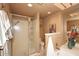 Bathroom with shower, toilet and a vanity at 4015 N 78Th St # 141, Scottsdale, AZ 85251